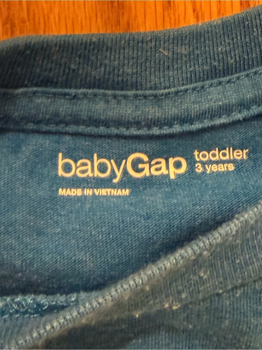 GAP Kids Blue Tee with Yellow Bicycle Graphic Sz 3T